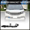 Black plastic left front bumper retainer bracket support for toyota land cruiser prado shown from back side