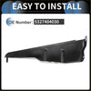 Black metal left front bumper support bracket for Toyota Tacoma 2011-2016 with mounting holes and bolt end
