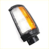 Black plastic left front corner side marker light with clear and amber lens for mitsubishi triton colt l200 dodge
