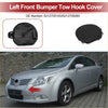 Black plastic left front tow hook cover cap for silver 2013-2015 toyota auris sedan front bumper