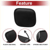 Left front tow hook cover cap for toyota rav4 2009-2012 black plastic with rounded edges and seamless design
