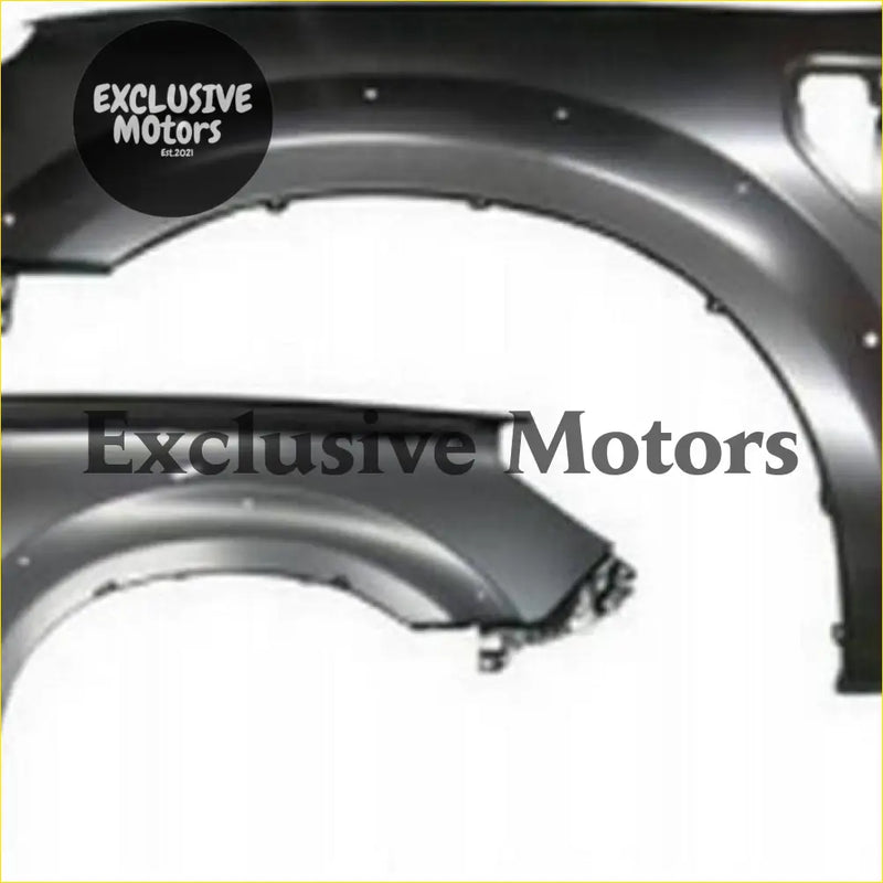 Black painted metal left hand guard front fender for ford ranger 4wd 2009-2011 shown from the back side