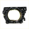 Left headlight light housing for Isuzu Faster TF TFR Bedford Brava black painted metal with circular opening and mounting brackets