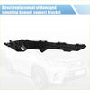 Black plastic mounting bumper support bracket for left right side rear bumper replacement on toyota 4wd ute offroad