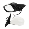 Left side door mirror replacement for toyota highlander 2014-2019 with sleek black and white modern design