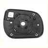 Back side of a black plastic housing for left side heated white mirror glass for toyota rav4 2005-2011