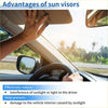 Beige left side sun visor for toyota highlander 2014-2016 2019 with smooth fabric surface and simple design