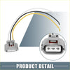 Gray plastic light signal plug connector harness with three color-coded wires for 2004-2005 Toyota 4Runner