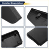 Black plastic glove box lid with molded edges and latch for toyota chr lower door trim garnish 2017-2023
