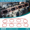 Orange rubber lower engine intake manifold gasket for sealing toyota 4runner 2004-2009 4.7l intake manifold