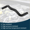 Black rubber lower radiator hose for toyota highlander 2009-2012 with curved flexible design