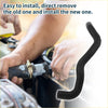 Black rubber lower radiator hose with brass clamp for easy installation on Toyota Land Cruiser Prado 2018-2023