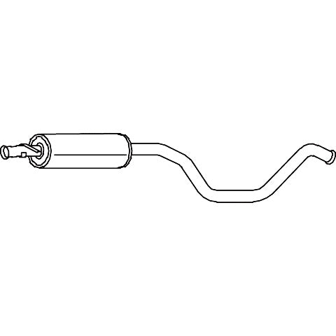 Redback Exhaust Pipe M1062