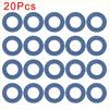 Set of 20 blue m12 oil drain plug gaskets perfect for 4wd, ute, and offroad toyota vehicles