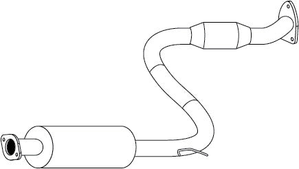 Redback Exhaust Muffler M5629