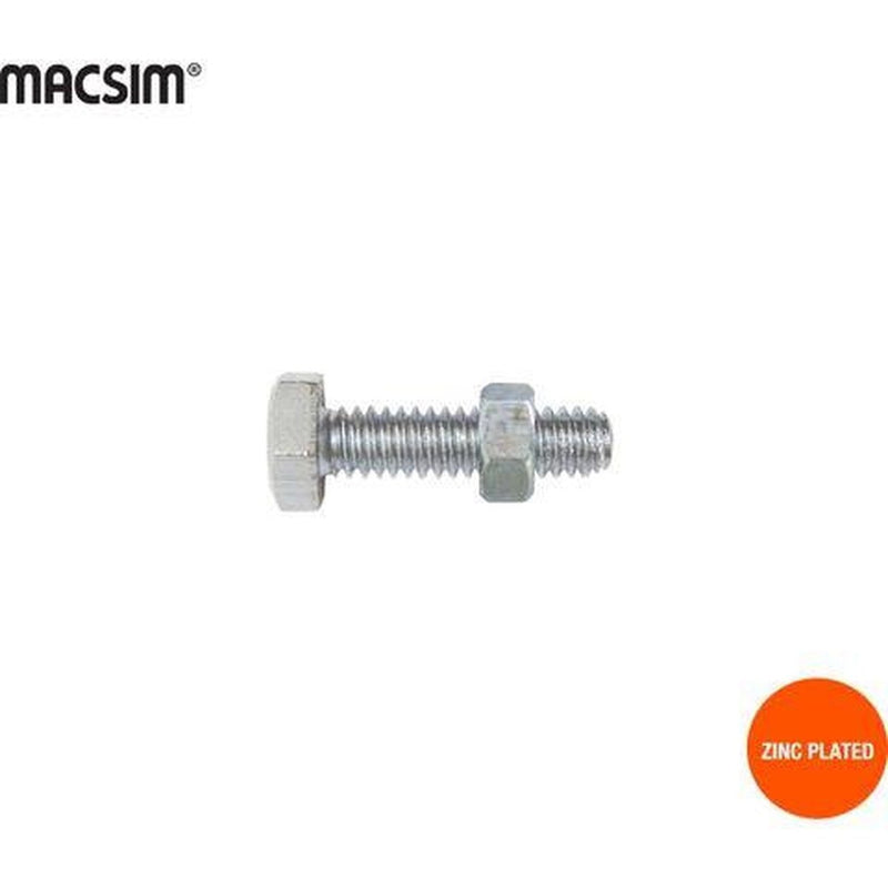 Macsim Bolt M8 X 50mm 8.8 8X50M88B