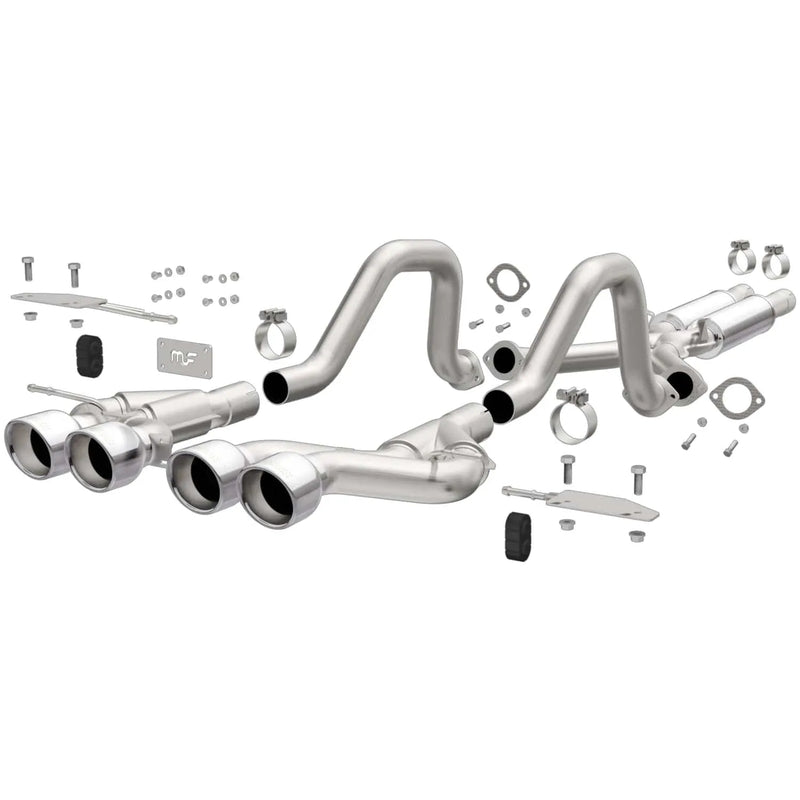 Magnaflow 15281 Magnaflow 00-04 Chev Corvette V8 5.7L Comp Series Quad Ctr Rr Exit SS Cat-Back Perf