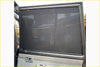 Magnetic window shade kit with black mesh window screen dark reflective surface and metallic frame for easy installation
