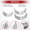 Silver metallic main bearing and connecting rod bearing shells with smooth finish for toyota land cruiser engine replacement