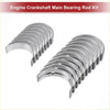 Set of polished silver metallic main bearing and connecting rod bearings for toyota rush 2006-2018 engine