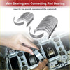 Set of metallic silver main and connecting rod bearings for crankshaft in toyota tacoma bearing kit
