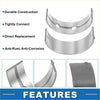 Silver metallic main bearing set shells for toyota dyna 1984-1988 with smooth polished finish and precise cutouts