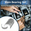 Set of ten silver metallic main engine bearings for smooth crankshaft operation in toyota rav4 1985-2001