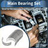 Set of ten silver metallic c-shaped main engine bearings for toyota starlet 1969-1996 use