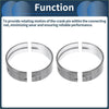 Silver metallic crankshaft bearing rings main bearing set for toyota tercel 1987-1990 engine performance parts