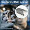 Silver metallic curved segmented main bearing for toyota toyoace 1979-1985 10 pcs metal components set