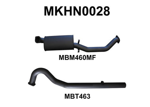Manta 3" Cat Back Exhaust Fits VL Commodore 3.0L