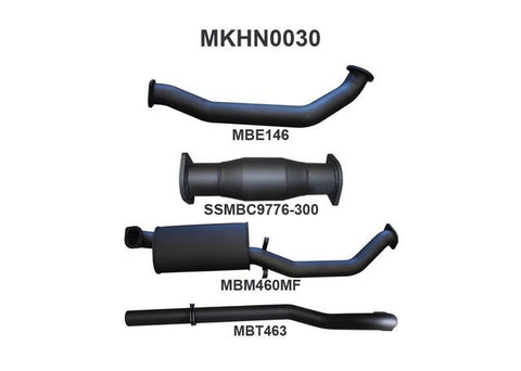 Manta 3" Cat Back Exhaust Fits VL Commodore Turbo 3.0L