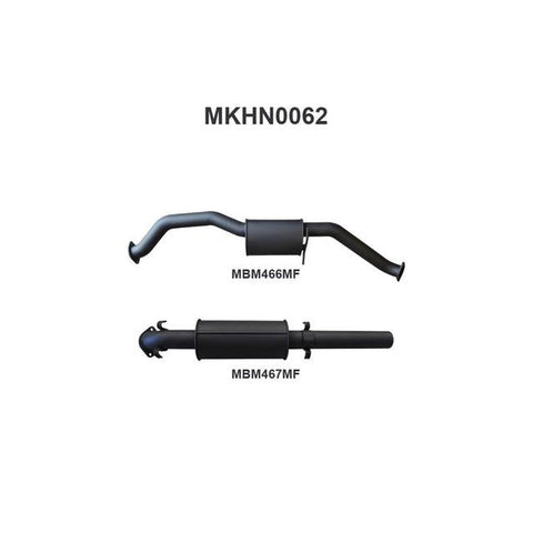 Manta 3" Cat Back Exhaust Quiet Fits VP VR VS Sedan 5L V8