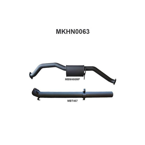 Manta 3" Cat Back Exhaust Fits VP VR VS Sedan 5L V8 IRS