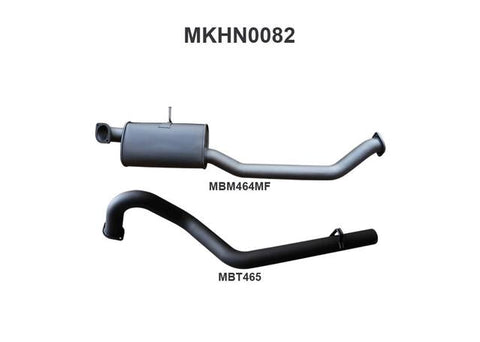 Manta 3" Cat Back Exhaust Fits VN VP VR VS Ute 5.0L V8
