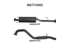 Manta 2.5" Catback Exhaust Quiet Fits Toyota Hilux 150