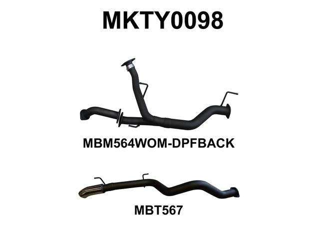 Manta Dpf Back System Pipe Only Fits VDJ200