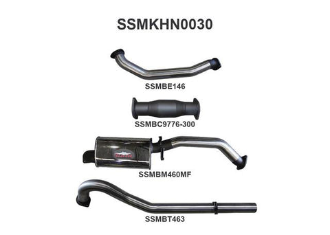 Manta 3" Cat Back Exhaust Fits VL Commodore Turbo 3.0L