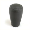 Black leather manual gear shift knob with baseball-style stitching for toyota hilux vigo 2004-2010