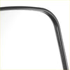 Manual rearview mirror glass for toyota hilux with black framed curved side-view mirror and reflective glass surface