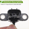 Black plastic map sensor with rectangular connector and two mounting holes for toyota 4runner limited 2003-2009