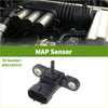 Black plastic map sensor with cylindrical protrusion and two mounting tabs for toyota 4runner limited 2003-2009