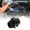 Mass air flow sensor for toyota 4runner 1996-1998 with black plastic rectangular housing and gold mounting bolts