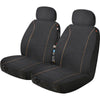 Maxi Trac 4x4 Canvas Black Car Seat Covers Front Pair