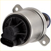 Silver metallic maxpeedingrods diesel egr valve with black plastic parts and blue seal for 4wd and offroad utes