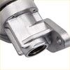 Silver metallic fuel injector with machined surfaces and threaded connection for maxpeedingrods chrysler pacifica dodge egr valve