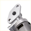 Silver metallic maxpeedingrods egr valve for chrysler pacifica dodge with flanged mounting plate and three holes