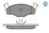 Meyle Original Brake Pad Set Front 025 218 6617