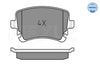 Meyle Original Brake Pad Set Rear 025 233 2617