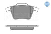 Meyle Original Brake Pad Set Rear 025 240 1118